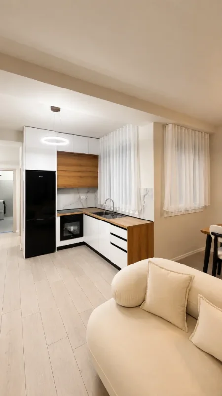 Tirane, jap me qera apartament 1+1+Ballkon , 80 m² 600 € (Green City, Prane EGLO)