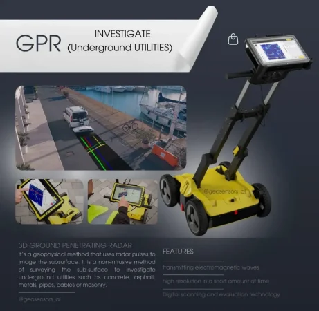 Shqiperi, ofroj 3D Ground Penetrating Radar për Skanim Nëntokësor