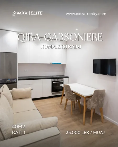 Tirane, jepet me qera garsonier Studio Kati 0, 40 m² 350 € (Kompleksi Kaimi)