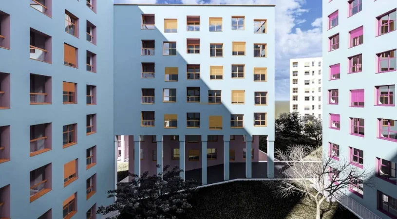 Tirane, shitet apartament 1+1+Ballkon Kati 8, 49 m² 89.999 € (Ali Dem)