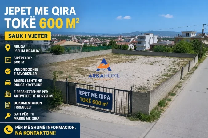 Tirane, jepet me qera toke , 600 m² 