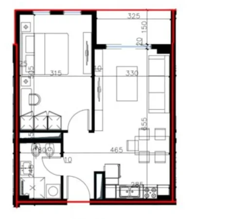 Tirane, shitet apartament 1+1+Ballkon Kati 3, 68 m² 88.000 € (Univers City)