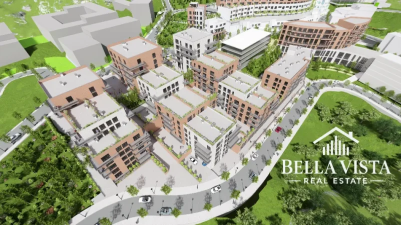 Tirane, shitet apartament+verande | Penthouse 2+1 Kati 5, 245.000 € (Kodra e Diellit 2 Hyrja Lindore)