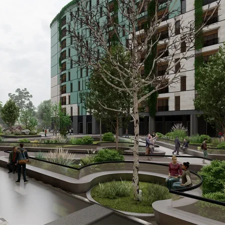 Tirane, shitet apartament 1+1+Ballkon Kati 8, 89 m² 165.000 € (Riverside Residence)
