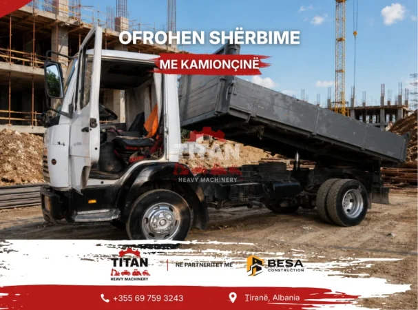 Tirane, ofroj shërbime të ndryshme me kamionçinë