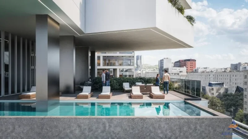 Tirane, shitet apartament 1+1+Ballkon Kati 17, 103 m² 238.500 € 