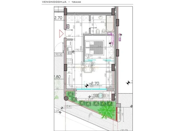 Tirane, shitet apartament 1+1+Ballkon , 55 m² 98.000 € (Kodra e Diellit)