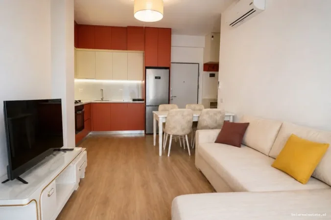 Tirane, jepet me qera apartament 1+1+Ballkon Kati 3, 55 m² 520 € (Oxa Residence)