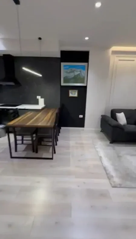 Tirane, jepet me qera apartament 1+1 Kati 9, 75 m² 600 € (Astir)