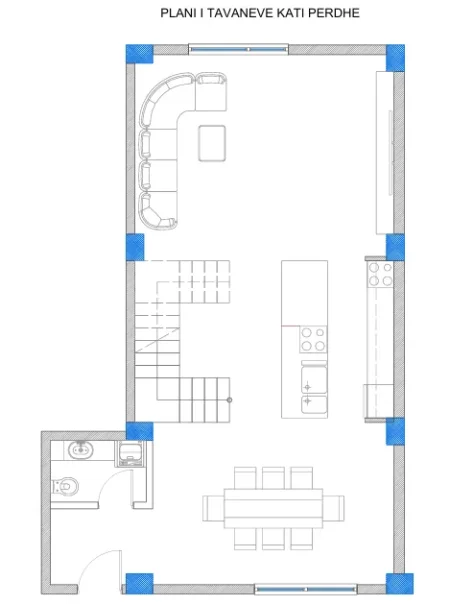 Tirane, shitet apartament duplex Dublex Kati 1, 174 m² 200.000 € 