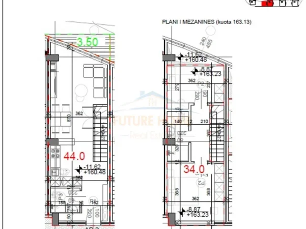 Tirane, shitet apartament duplex Dublex , 93 m² 170.000 € ("Kodra e Diellit")