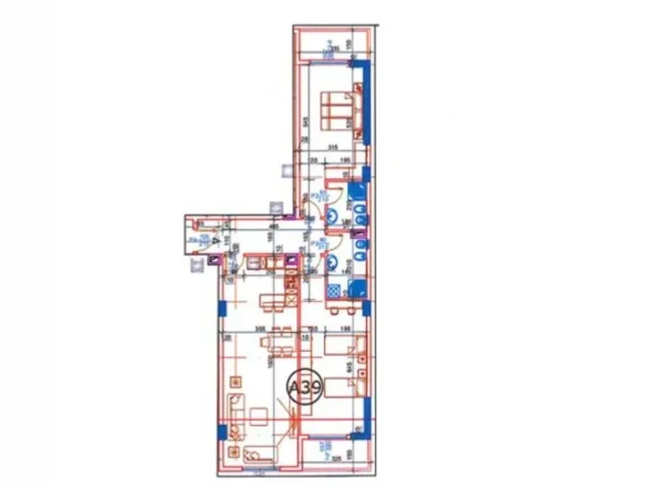 Tirane, shitet apartament 2+1+Ballkon Kati 5, 136 m² 176.800 € (Paskuqan)