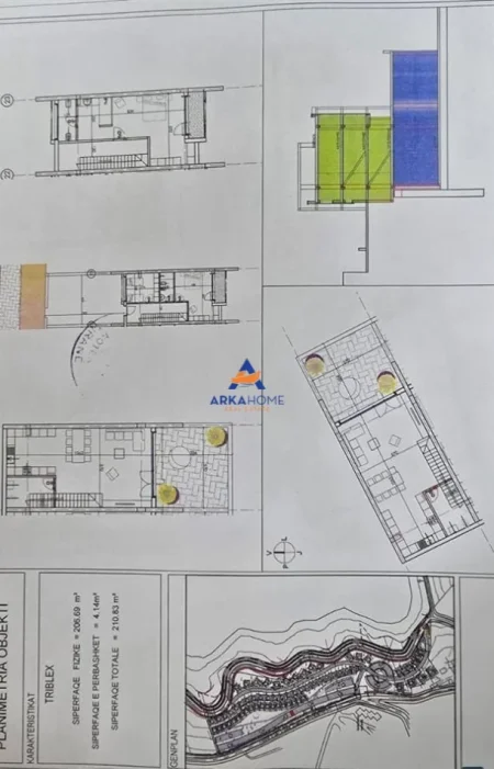 Tirane, shitet apartament 3+1 Kati 4, 211 m² 390.000 € 