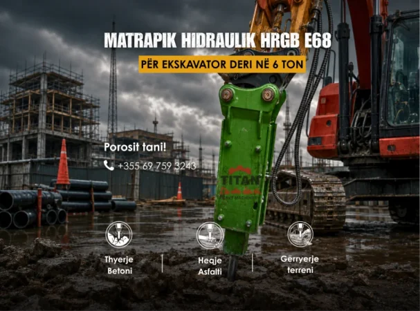 Tirane, shes matrapik hidraulik HRGB për eskavator deri në 6 Ton