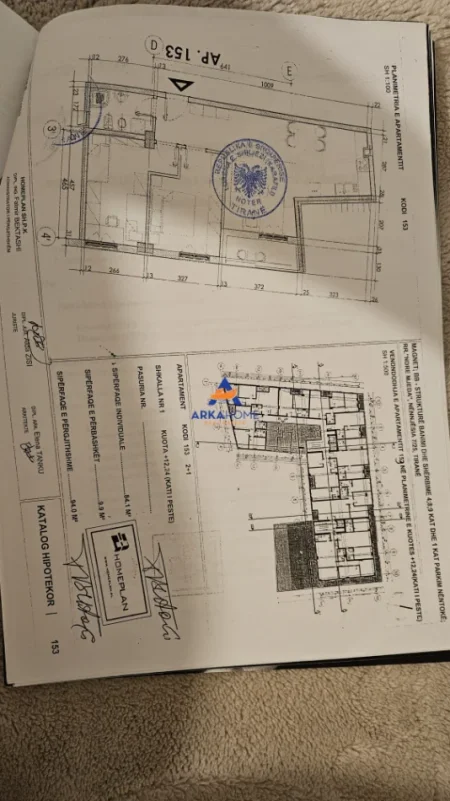 Tirane, shitet apartament 2+1+Ballkon Kati 5, 94 m² 235.000 € 