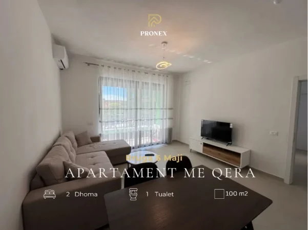 Tirane, jepet me qera apartament 2+1 Kati 1, 100 m² 500 € (Rruga 5 Maji)