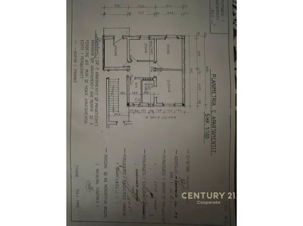 Tirane, shitet apartament 3+1 Kati 3, 80 m² 208.000 € (mihal grameno)