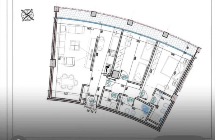 Tirane, jepet me qera zyre Kati 3, 130 m² 2.000 € (LAKE VIEW)