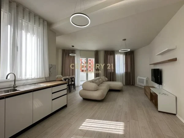 Tirane, jepet me qera apartament 1+1 Kati 2, 62 m² 650 € (unaza e re river residence)