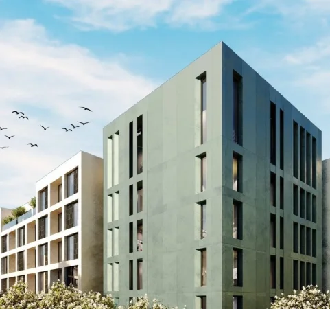 Tirane, shitet apartament 1+1+Ballkon Kati 3, 77 m² 138.600 € (Grow Green Residence, Sauk)