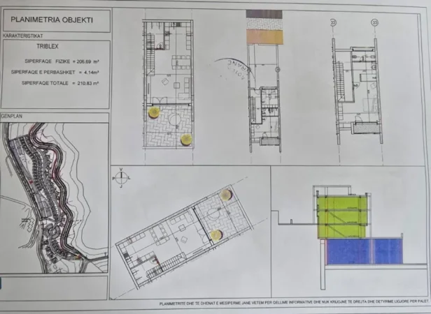 Tirane, shitet apartament 3+1 Kati 3, 211 m² 390.000 € (Farkë)