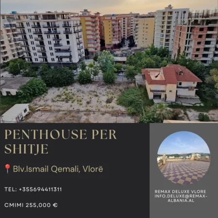 Vlore, shitet apartament+verande | Penthouse 3+1+Ballkon Kati 12, 328 m² 255.000 € (Blv. Ismail Qemali,Skele, Vlore)