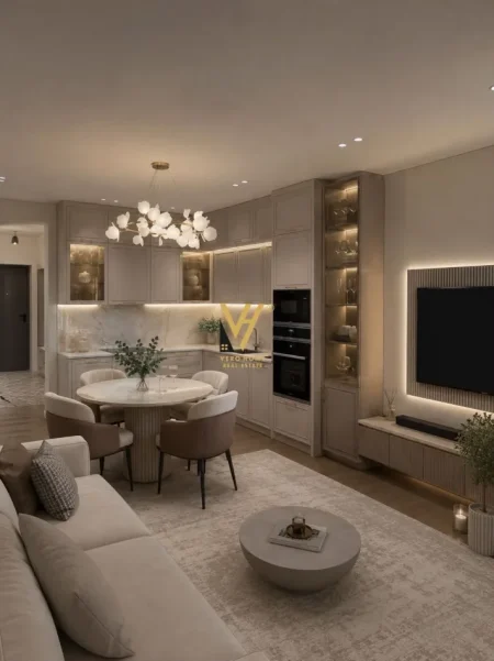 Tirane, jepet me qera apartament 1+1+Ballkon Kati 8, 75 m² 1.100 € (MINE PEZA)