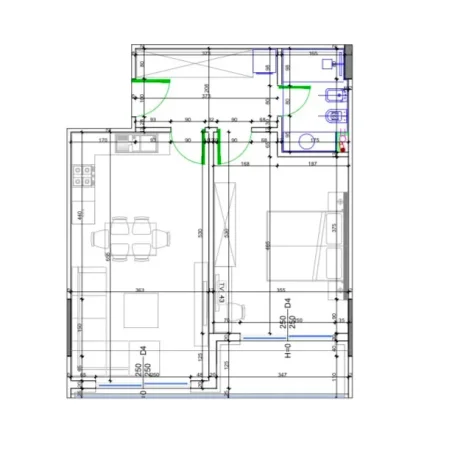 Durres, shitet apartament 1+1 Kati 1, 79 m² 87.120 € (Durres)