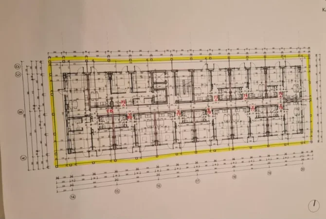 Shengjin, shitet apartament 1+1 Kati 8, 147 m² 87.120 € (Shengjin)