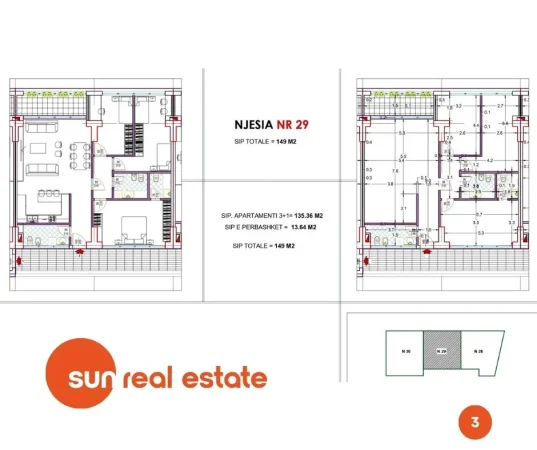 Shkoder, shitet apartament 1+1+Ballkon Kati 7, 72 m² 144.560 € (QENDER)