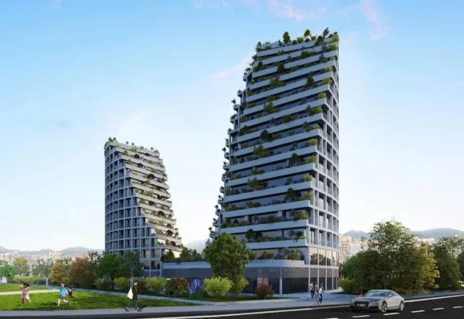 Tirane, jepet me qera zyre Kati 1, 71 m² 1.200 € (liqeni artificial , rruga e kosovareve , shkolla petro nini luarasi)