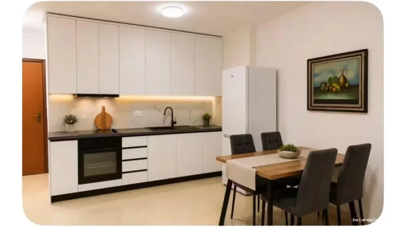 Tirane, jepet me qera apartament 1+1+Ballkon Kati 6, 65 m² 420 € (Thoma Koxhaj)