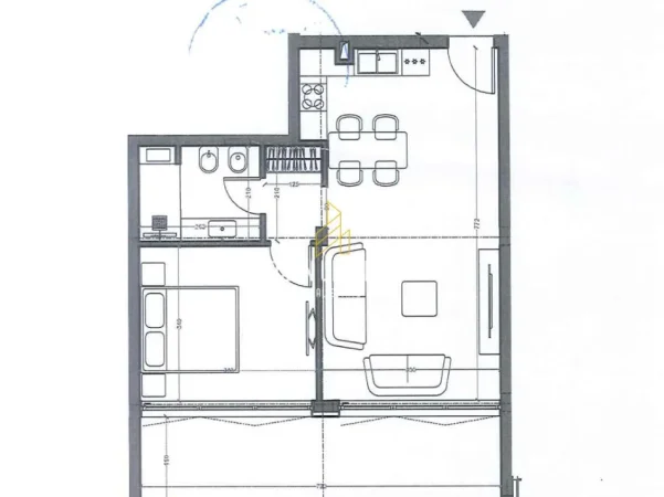 Himare, shitet apartament 1+1+Ballkon Kati 2, 104 m² 342.600 € (Folie Village, Jalë)