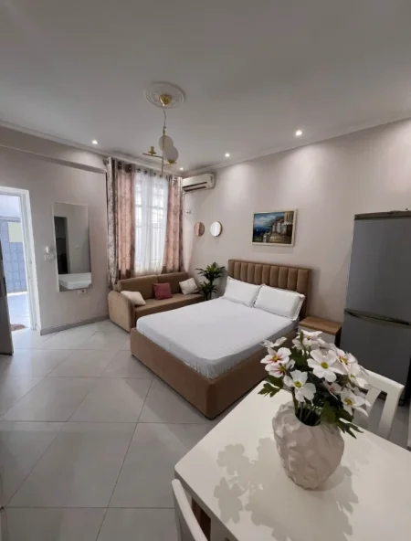 Tirane, jepet me qera apartament 1+1 Kati 1, 35 m² 400 € (Rruga e kavajes)
