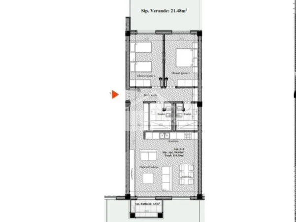 Tirane, shitet apartament 2+1 Kati 0, 119 m² 292.000 € (ROLLING HILLS LIQENI, FARKE)