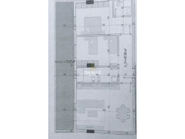 Tirane, shitet apartament 2+1+Ballkon Kati 5, 100 m² 127.000 € 