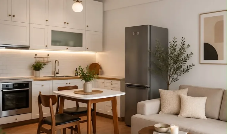 Tirane, jepet me qera apartament 1+1 Kati 4, 70 m² 600 € (Komuna e Parisit)