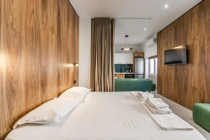 Tirane, jepet me qera apartament 2+1 Kati 5, 40 m² (Shallvaret)