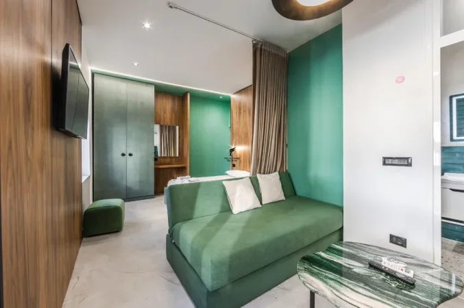 Tirane, jepet me qera garsonier Kati 5, 40 m² 580 € (SHALLVARET)