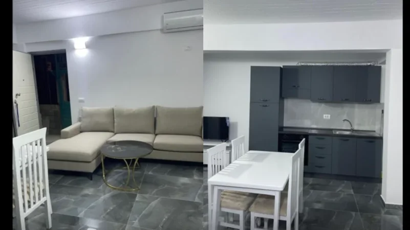 Tirane, jepet me qera apartament 1+1+Ballkon , 55 m² 400 € (Astir - prane syrit TV)