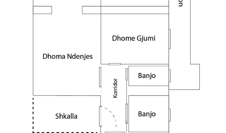 Tirane, shitet apartament 3+1 Kati 2, 110 m² 225.000 € 