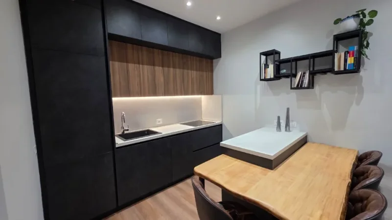 Jepet me qera apartament 1+1 Kati 1, kodra e diellit Tirane
