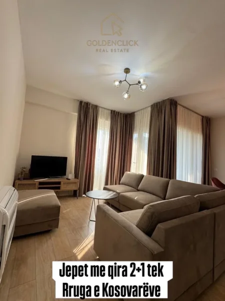 Tirane, jepet me qera 1+1+Aneks+Ballkon , 