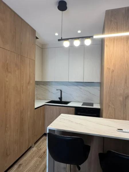 Tirane, jepet me qera apartament 1+1 Kati 4, 73 m² 750 € (Laprake)