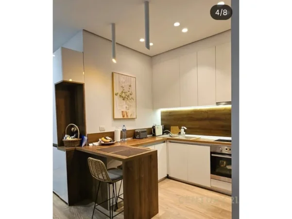 Tirane, jepet me qera apartament 1+1+Ballkon Kati 1, 60 m² 650 € (kopshti botanik)