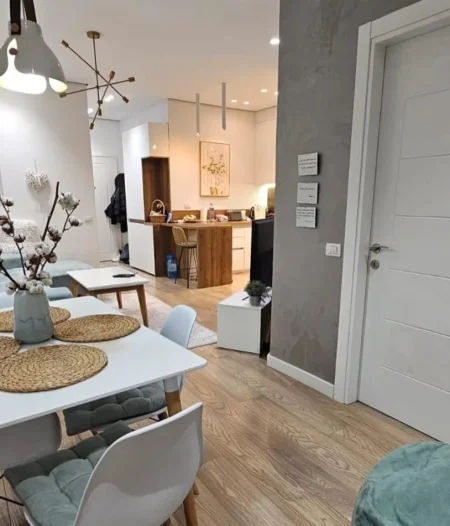 Tirane, jepet me qera apartament 1+1 Kati 1, 60 m² 600 € (Kopshti Botanik)