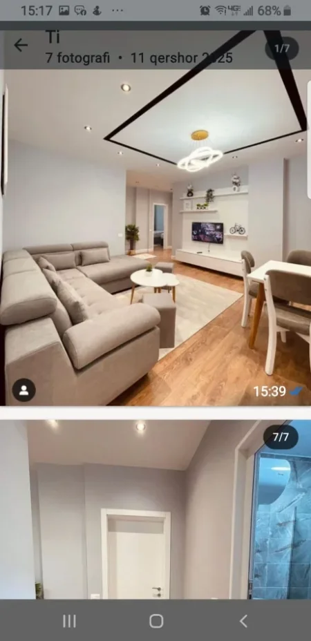 Tirane, jepet me qera apartament 2+1+Ballkon Kati 2, 100 m² 730 € (Shkolla Naim Frasheri 21 Dhjetori)