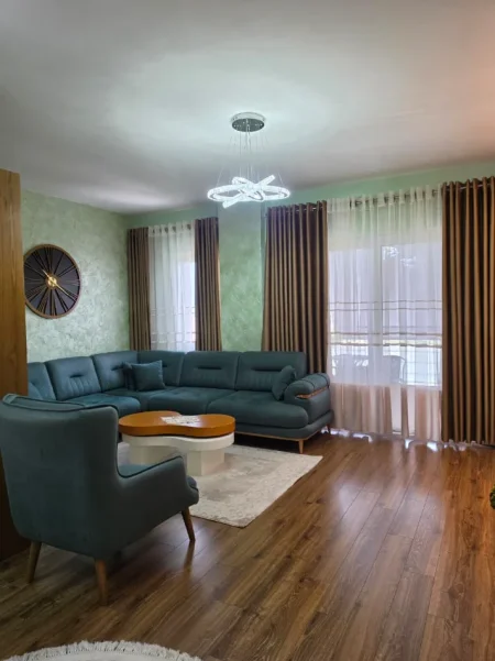 Me Qira Ultra Luxury: Apartament 2+1+1🚾 & 1 Ballkon📍FRESK 109 m² ❤️ Kati 5, Me Pamje Fantastike, Hera parë me Qira  (65,000 Leke/Muaj 💸) 🧨