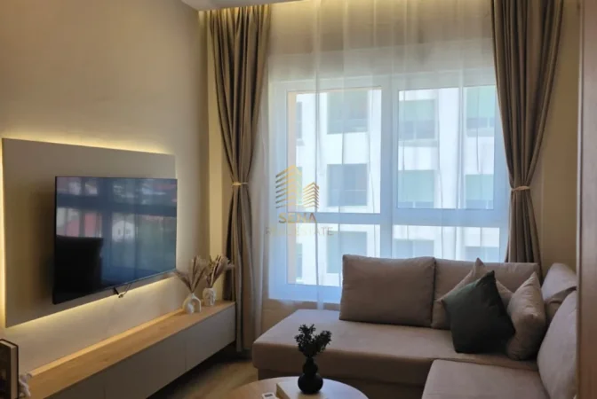 Tirane, jepet me qera apartament 1+1+Ballkon Kati 5, 58 m² 450 € (Ali Demi)