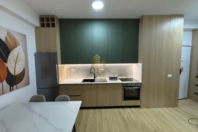 Tirane, jepet me qera apartament 1+1+Ballkon Kati 6, 60 m² 500 € (Ali Demi, Rezidenca Kadiu)